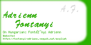 adrienn fontanyi business card